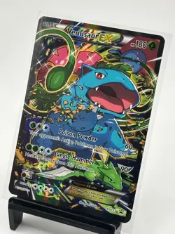 Pokemon TCG Venusaur EX Black Star Promo Full Art Holo Card XY123 - Image 3