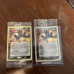 Greninja Gold Star Celebrations Promo SWSH144 2021 Pokemon TCG Sealed Card (x2) - Image 1