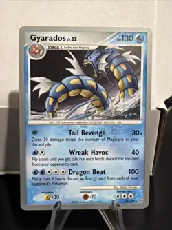 Pokemon Gyarados TCG Card Stormfront 19/100 World Championship 2010 RARE - - Image 1