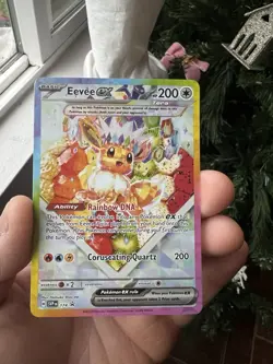 Eevee EX 174 & 173 Scarlet & Violet Promo Holo Card Prismatic Evolutions - Image 1