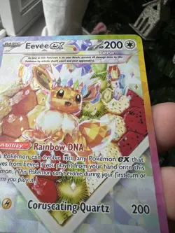 Eevee EX 174 & 173 Scarlet & Violet Promo Holo Card Prismatic Evolutions - Image 4