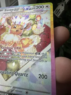 Eevee EX 174 & 173 Scarlet & Violet Promo Holo Card Prismatic Evolutions - Image 5