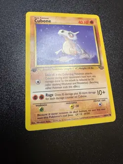 Pokemon TCG Cubone Jungle Card 50/64 Regular Common 1st Edition - Image 2