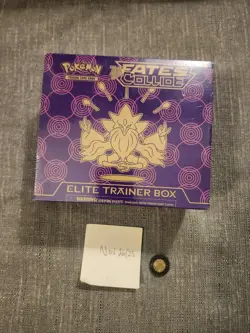 Pokemon TCG Trading Card Game Fates Collide Elite Trainer Factory Sealed Box - Image 1