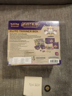 Pokemon TCG Trading Card Game Fates Collide Elite Trainer Factory Sealed Box - Image 2