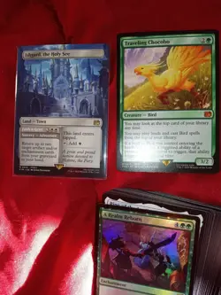 Mtg Final Fantasy Card Lot Traveling Chocobo Earth Crystal With Extra Cards - Image 3