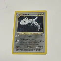 Steelix 15/111 Pokemon Neo Genesis Unlimited Holo Rare Card WOTC MP - Image 1