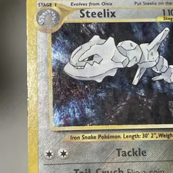 Steelix 15/111 Pokemon Neo Genesis Unlimited Holo Rare Card WOTC MP - Image 3
