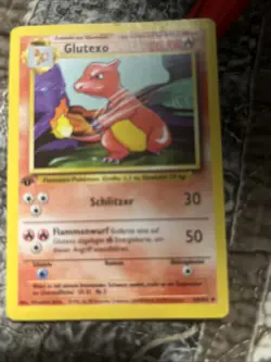 Charmeleon Pokemon Card German Base Set #4/17 1st Edition NM - Image 2