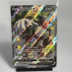 Rillaboom V (Shiny) Holo Full Art SV105/SV122 Shining Fates Pokemon TCG NM Card - Image 1