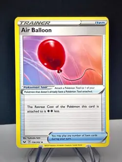 Pokemon Card Sword and Shield 4x Playset Air Ballon 156/202 Near Mint - Image 1