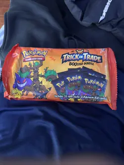 2024 Pokemon Halloween Trick or Trade Booster Bundle. 35 Packs. 120 Card Count. - Image 1