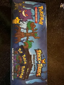 1 Pack Pokemon Trading Cards Booster Bundle Trick Or Trade Includes 80 Mini Pack - Image 1