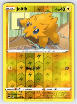 Joltik 055/185 2020 Vivid Voltage Pokemon Card TCG Reverse Holo Common - Nm - Image 1