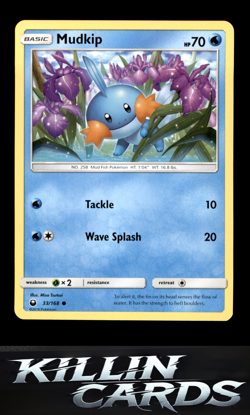 Mudkip (33) 33/168 Pokemon Common SM - Celestial Storm Card NM - Image 1