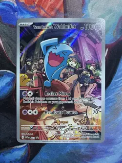 Team Rocket's Wobbuffet 203 Sv: Scarlet & Violet Promo Cards Holo - Image 1