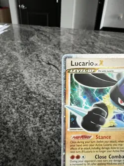 Pokemon Lucario LV.X Holo Diamond & Pearl Promo Card - Image 3