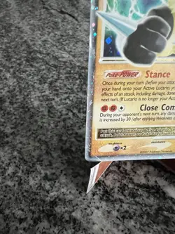 Pokemon Lucario LV.X Holo Diamond & Pearl Promo Card - Image 4