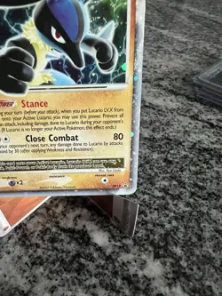 Pokemon Lucario LV.X Holo Diamond & Pearl Promo Card - Image 5
