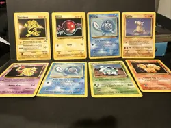 Vintage 90s Base Set 2 Pokemon card Lot Rare Electrabuzz Buzz Kadabra - Image 1