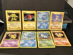 Vintage 90s Base Set 2 Pokemon card Lot Rare Electrabuzz Buzz Kadabra - Image 2