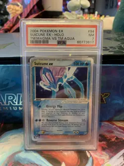 Pokemon Suicune EX 94/95 Holo Rare Card Team Magma vs Team Aqua - Image 1