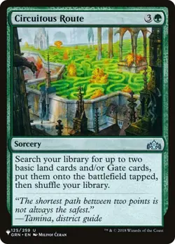 NM Circuitous Route, MTG, The List, Magic the Gathering, 125 - Image 1