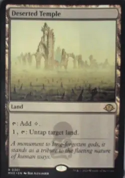 Deserted Temple - Modern Horizons 3: #301, Magic: The Gathering Nm C289 - Image 1