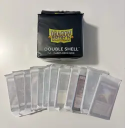 Magic The Gathering 12 Sealed Bundle Land Packs w Sealed Dragon Shield Deck Box. - Image 2