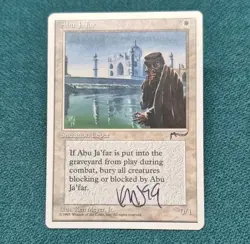 UNPLAYED SIGNED Abu Jafar Chronicles Magic MTG NM KEN MEYER JR EDH CUBE - Image 1