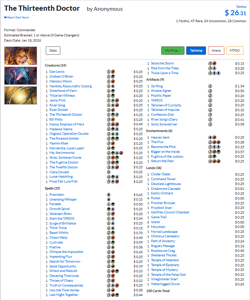 Paradox Power Dr Who Modified Precon MTG EDH Commander Deck Read Description - Image 4