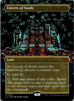 Cavern of Souls (Borderless) 345 The Lost Caverns of Ixalan LP MTG - Image 1
