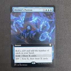 MTG Bling - Showcase (extended art) - Diviner's Portent - Forgotten Realms -J193 - Image 1