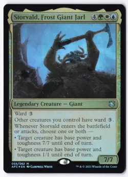 Storvald, Frost Giant Jarl M Commander: Adventures in the Forgotten Realms 55 NM - Image 1