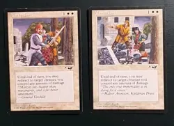 Martyrdom (A) and (B) - Alliances - Magic the Gathering MTG (1 of each artwork) - Image 1