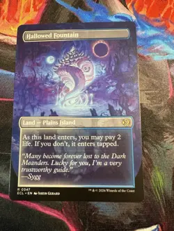 MTG - Hallowed Fountain (Borderless Regular) - Lorwyn Eclipsed 0347 - Image 2