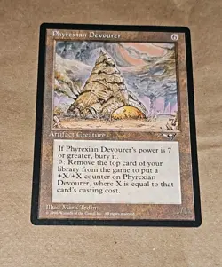 EvezBeadz Phyrexian Devourer MTG Alliances 1996 Rare Artifact Creature Vintage - Image 2