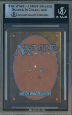 1993 Magic The Gathering Arabian Nights Flying Men C5 BGS 9 MINT - Image 2