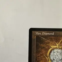 MTG: Mox Diamond -Stronghold Reserve List - NM - Shadow Signed By Dan Frazier - Image 2