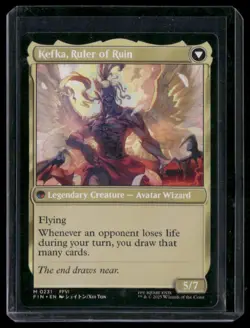 MTG Kefka, Ruler of Ruin/Kefka, Court Mage-Final Fantasy VI-Borderless (Showcase - Image 2