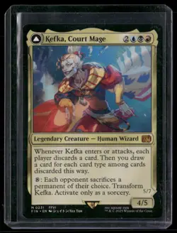MTG Kefka, Ruler of Ruin/Kefka, Court Mage-Final Fantasy VI-Borderless (Showcase - Image 4
