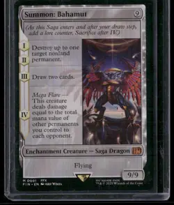 MTG Summon: Bahamut Final Fantasy Regular NM - Image 1