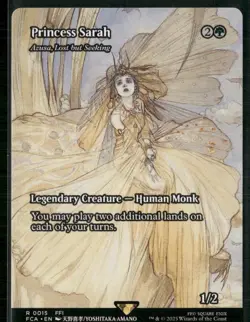 Mtg. Princess Sarah - Azusa, Lost but Seeking. Showcase. Final Fantasy. Nm Amano - Image 1