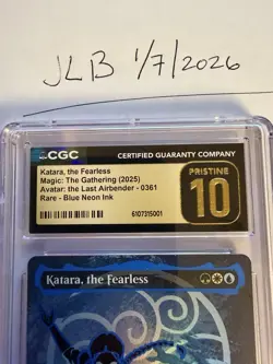 Katara, The Fearless - (0361) MTG Avatar - CGC Pristine 10 Full Art Neon Ink - Image 4