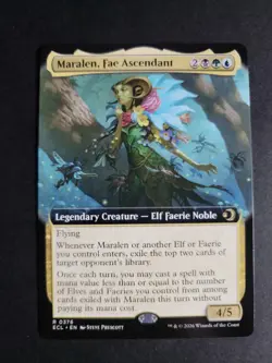 Maralen, Fae Ascendant (Extended Art) Rare MTG Lorwyn Eclipsed - Image 1