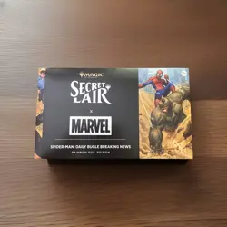 MTG Secret Lair x Marvel's Spider-Man: Daily Bugle Breaking News Rainbow Foil - Image 1