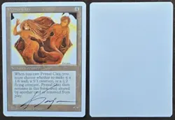 Signed MtG Magic Kaja Foglio Artist Proof _ Revised _ PRIMAL CLAY _ VHTF 1/100! - Image 1