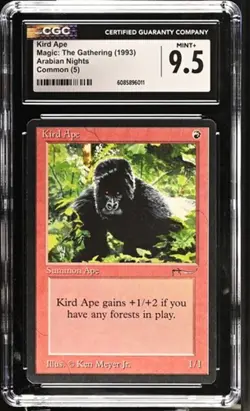 Kird Ape, Arabian Nights Mtg. CGC 9.5 Mint+! - Image 1