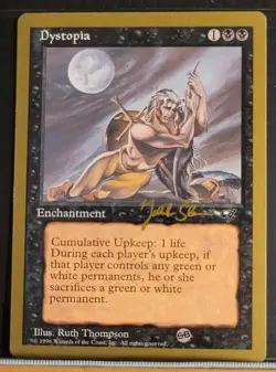 Mtg DYSTOPIA NM World Championships Seattle 1997 -Argo- - Image 1