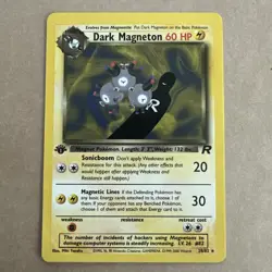 Dark Magneton - 28/82 - Pokemon Team Rocket Unlimited Rare Card - Image 1